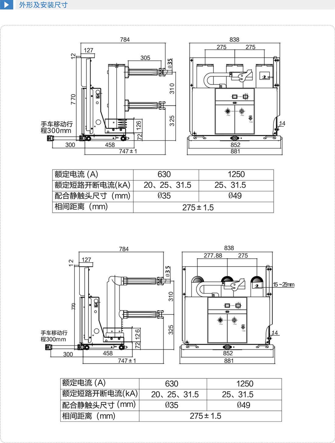 外形及安装尺寸图2